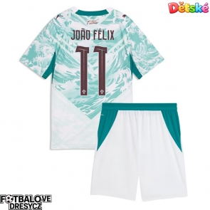 Portugalsko Joao Felix #11 Dětské Venkovní dres komplet MS 2026 Krátký Rukáv (+ trenýrky)